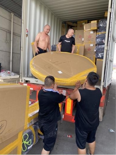 Loading container